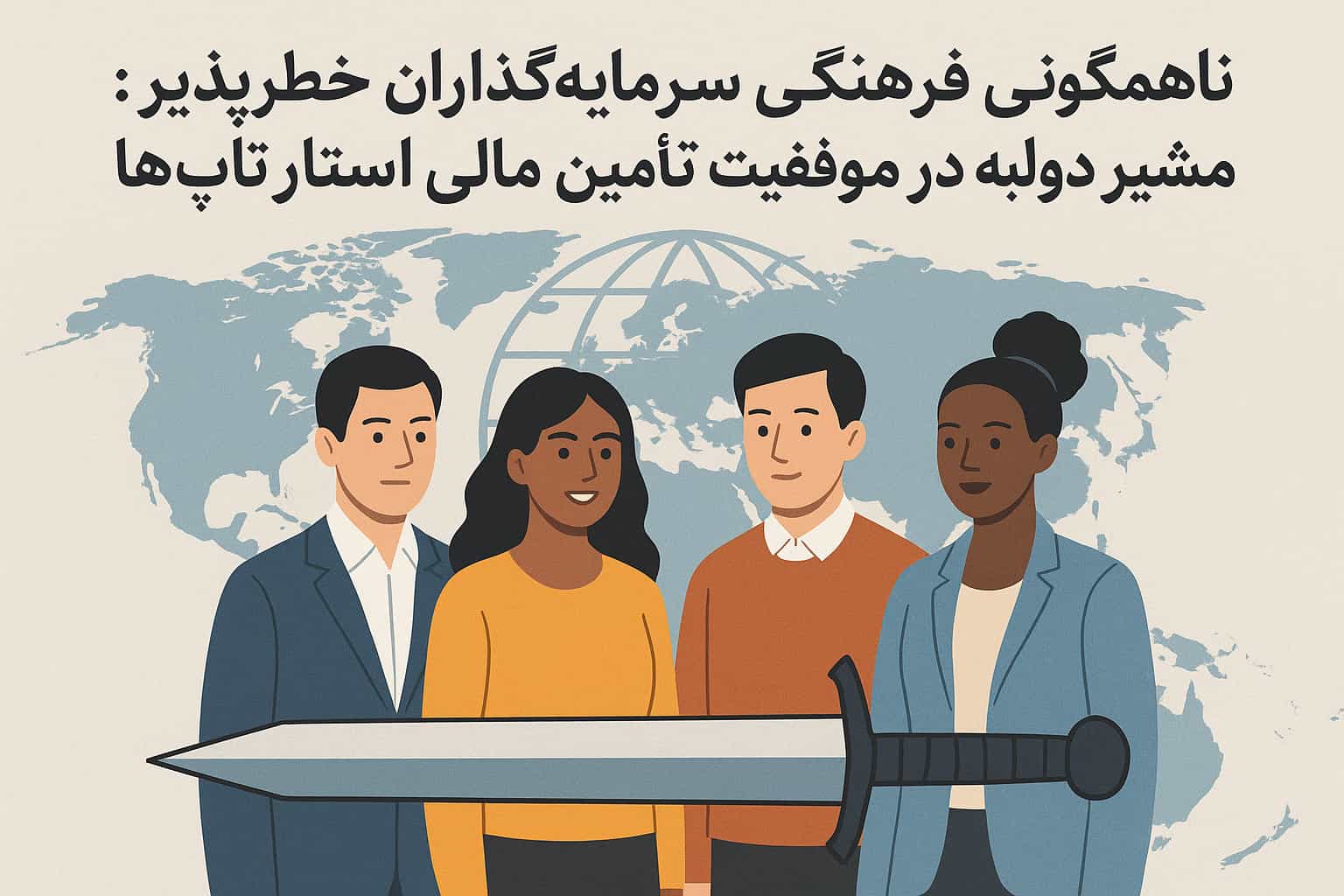 ناهمگونی فرهنگی سرمایه‌گذاران خطرپذیر: شمشیر دولبه در موفقیت تأمین مالی استارتاپ‌ها