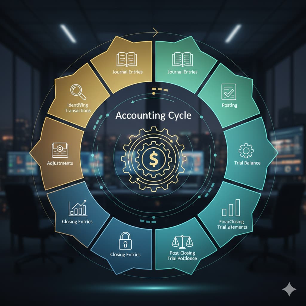 آموزش کامل چرخه حسابداری گام‌به‌گام (ویژه سال 1404) | موسسه ماهر تراز